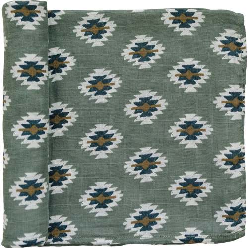 Southwest Aztec Muslin Swaddle Blanket
