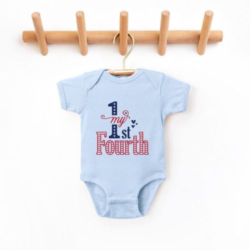 The Juniper Shop My First Fourth Of July Colorful Baby Bodysuit