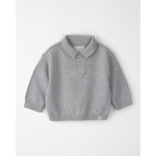 Baby Boy Organic Cotton Sweater Knit Polo - Little Planet | Carter's