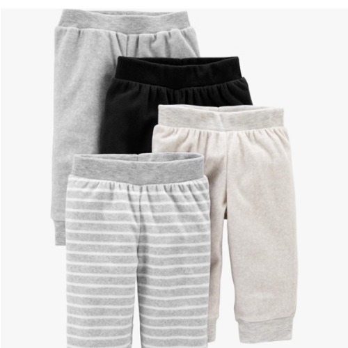 Simple Joys by Carter's unisex-baby 4-pack Fleece Pants