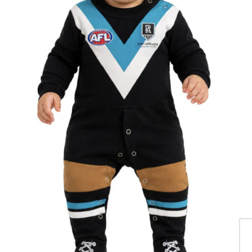 AFL Footysuit - Port Adelaide - Size 0