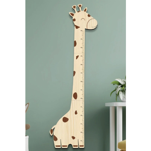 Personalized Wooden Giraffe Growth Chart Height Ruler for Kids – Woodemon