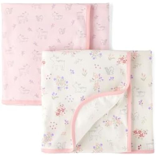 The Children's Place Unisex-Baby and Newborn Swaddle Blankets