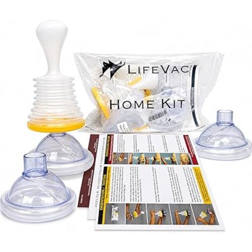 LifeVac Home Kit - Choking Rescue Device Home Kit for Adult and Children, Airway Clearance Device for Choking