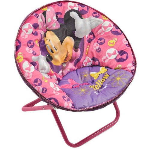 Disney Minnie Mouse Saucer Chair, Available in Multiple Characters