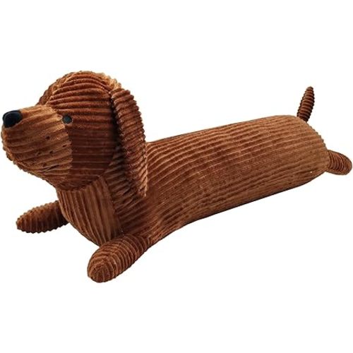 Enhopty 43” Giant Dachshund Dog Plush Pillow Puppy Wolf Stuffed Animal Plushie Hugging Long Body Throw Sleeping Pillow for Kids Christmas(43inch, Dachshund)
