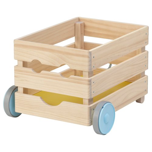 FLISAT Toy storage with casters 15x16 7/8x11 3/8 "