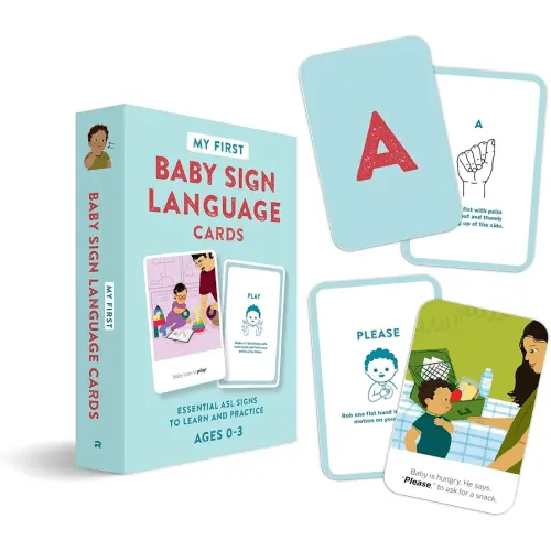 My First Baby Sign Language Flash Cards: Essential ASL Signs to Learn and Practice