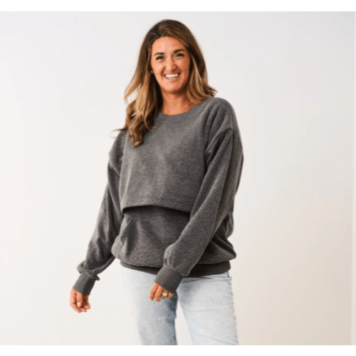 Latched Mama 635 Snuggle-Up Nursing Pullover

Charcoal size 2X