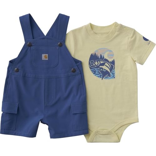 Carhartt Baby Boys' Short Sleeve Bodysuit (9 Months)
