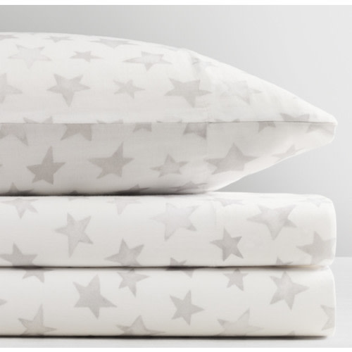 Painted Stars Ultra-Fine Organic Cotton Crib Fitted Sheet | RH Baby & Child