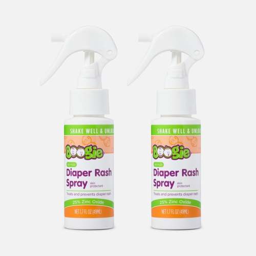 Boogie Bottoms No-Rub Diaper Rash Pump Spray, 1.7 oz. (2-Pack)