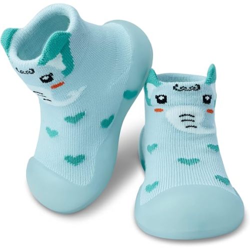 Baby Sock Shoes Boys Girls First Walking Shoes Non-Slip Slippers Soft Sole Sneakers Toddler Infant Babygirl