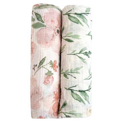 Cove 2-Pack Assorted Cotton Swaddle Blankets