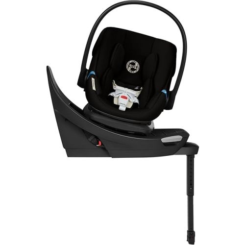 Aton G2 Swivel Infant Car Seat with Load Leg Base - Moon Black