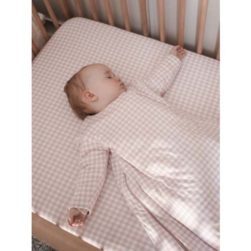 Crib Sheet - Pink Gingham