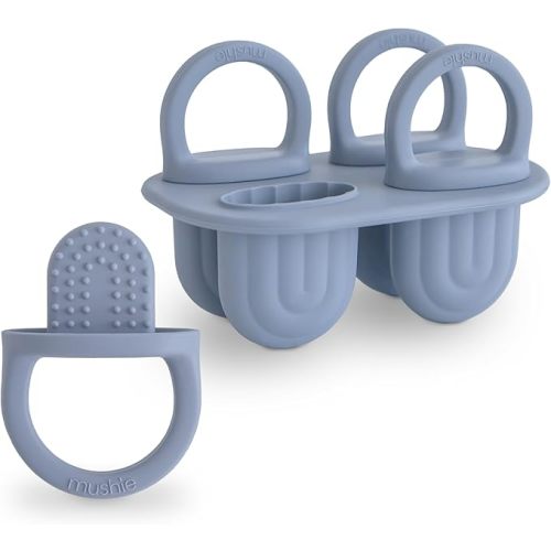mushie Toddler Ice Pop Tray (Tradewinds) | 4 Pieces x 1 oz | BPA Free