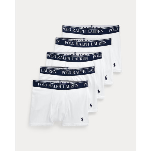 Stretch Cotton Jersey Boxer Brief 5-Pack for Boys | Ralph Lauren