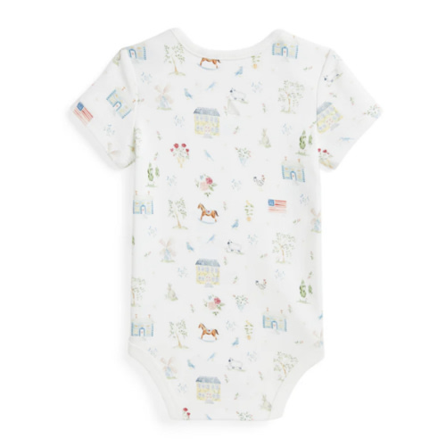 RL Baby x Riley Sheehey Saturday in The Park Cotton Bodysuit in Romant | Over The Moon