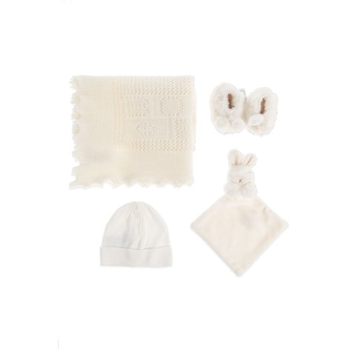 Bonpoint Blanket Toy Slippers And Beanie Set