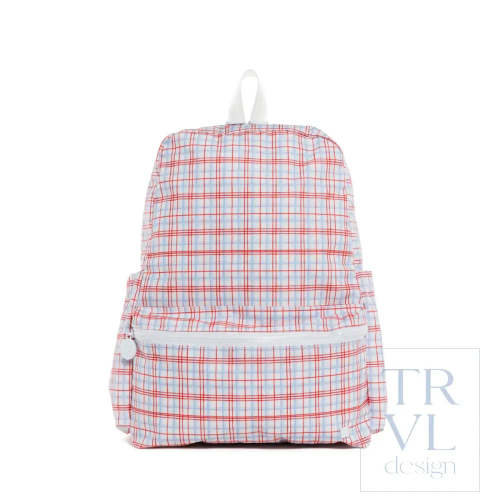 Backpack - Classic Plaid Red