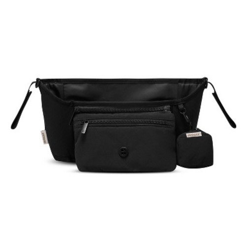 Huggies Stroller Organizer Solid Shoulder Diaper Bag - Black