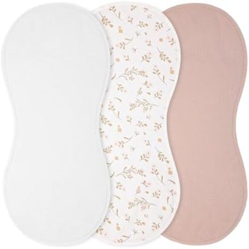 Hahafelt 3 Pcs Baby Changing Pad Liners,Print Style,Beige