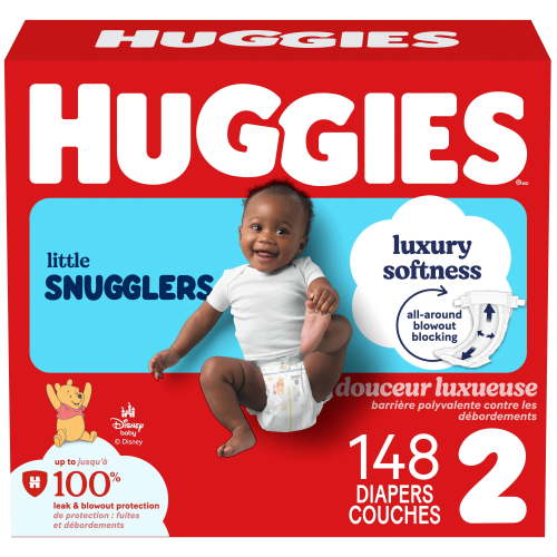Huggies Little Snugglers Baby Diapers, Size 2 (12-18 lbs) - Walmart.ca