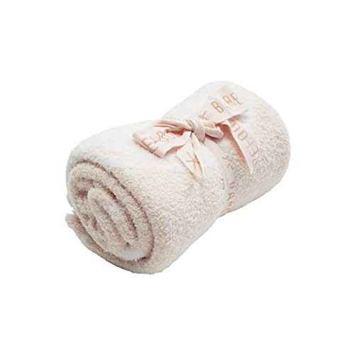 Barefoot Dreams CozyChic Scalloped Receiving Blanket - Pink & Tutu,30" x 32"