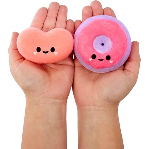 Fluffie Stuffiez Jelly Bean & Donut Minis Collectible Feature - Surprise Reveal Unboxing Soft and Squishable Tactile Play Fidget DIY