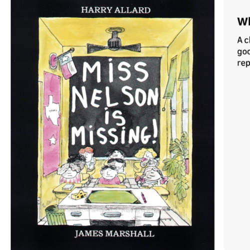 Miss Nelson Is Missing!