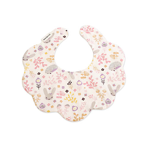 5-Layer Dribble Bib - Bunnies