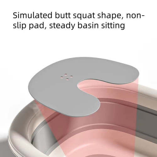 Portable Folding Bath Tub with Temperature Sensor