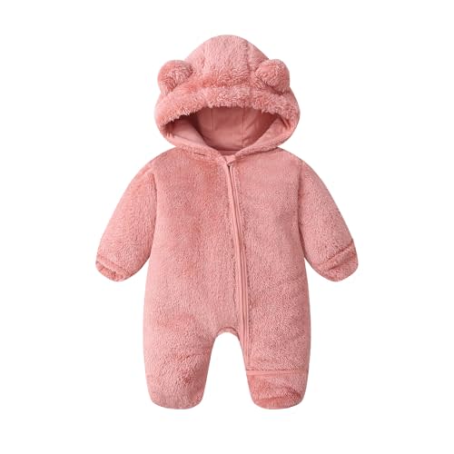 Newborn Baby Boy Snowsuit Toddler Girl Infant Fleece Winter Coat | LECHARMEBB
