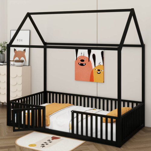 Harper Orchard Keisha Metal Slat Bed | Wayfair