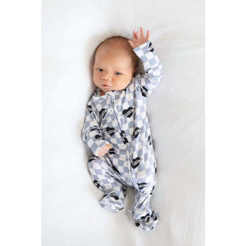 Mama's Boy Zipper Footie | Caden Lane