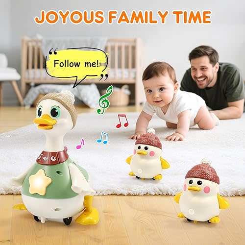 Infant Baby Toys Musical Crawling Duck Toy Must Have