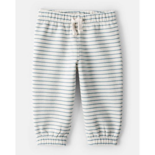 Baby Boy DayDream Fleece Stripe Pants - Blue - Carter's | Carter's