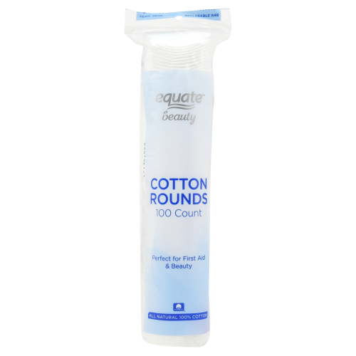 Equate Cotton Rounds, 100 Count HSA/FSA Eligible