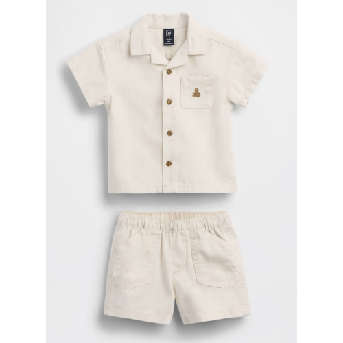 Baby Pocket Shirt Outfit Set