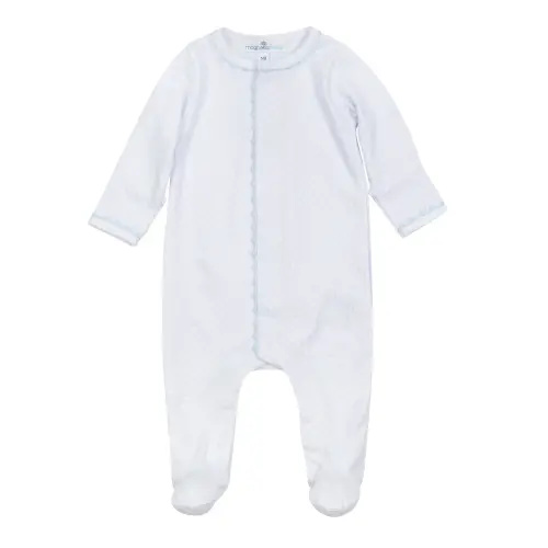Baby Boy Soft Pima Cotton Footie - Magnolia Baby Little Love