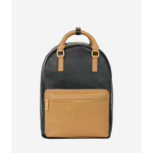 The Diaper Pack  - Black / Tan