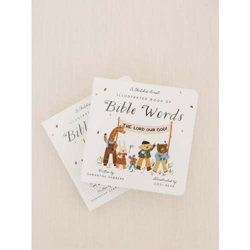A Child's First Book of Bible Words (First Edition)