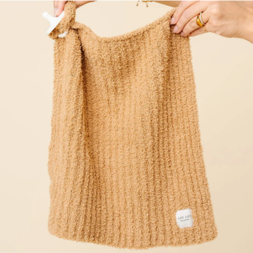 Chenille Blanket - Tan - Mini/Lovey