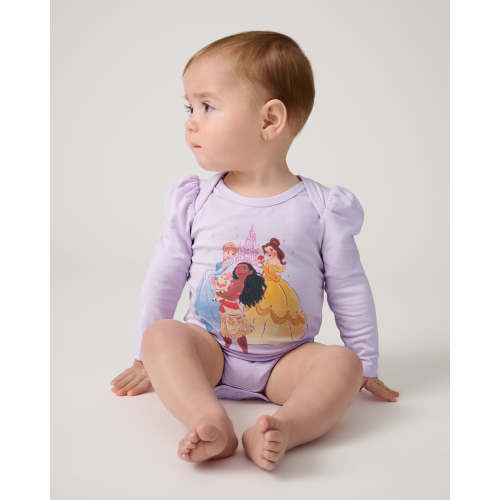 Disney Castle Daydream Puff Sleeve Bodysuit | Little Sleepies