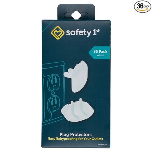 Safety 1st Electrical Outlet Baby Proof Covers, Secure Outlet Plugs, Baby Proofing, 36 Count