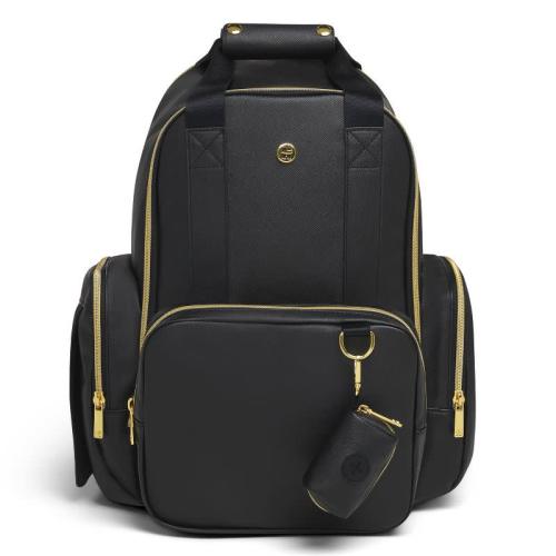 Sunshine Pack Diaper Bag - Black Leather