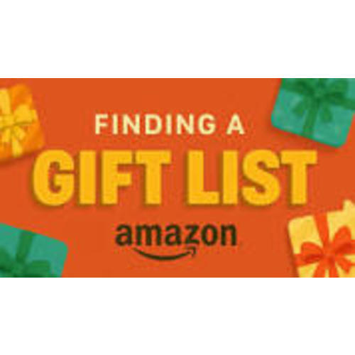 Check out this Gift List I just created. https://www.amazon.com/registries/gl/guest-view/1ENZWZOEG2FDG?ref_=cm_sw_r_apin_ggr-subnav-share_TVA4A8GAW149EWQP8S2H - Google Search