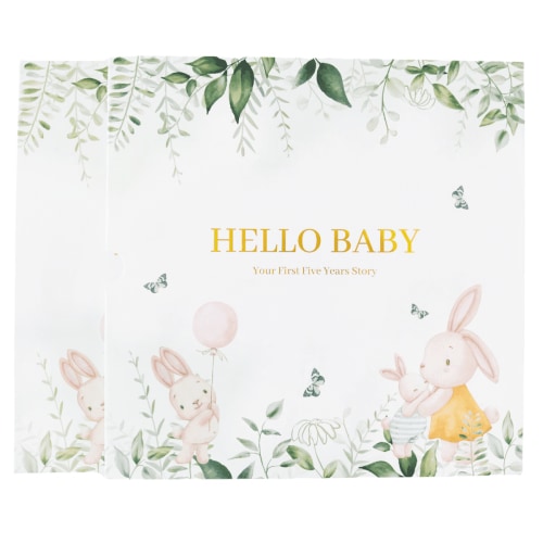 Baby Books for Newborn Baby Memory ,Baby Book Memory First Five years ,Baby Scrapbook ,Parent Journal Scrapbook Photo Album ,Pregnancy Gift for Expecting Mom