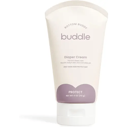 Buddle Bottom Buddy Diaper Cream - Gentle On Sensitive Skin, Pediatric & Dermatologist Tested, No Added Parabens or Fragrances - (4oz)